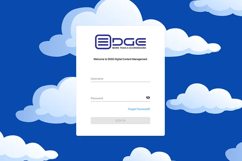 Edge-scoreboard-display-cloud-control